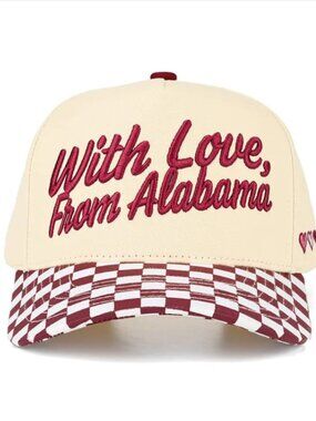 NWT With Love, From ALABAMA Embroidered Baseball Cap
